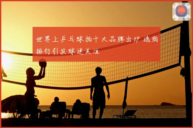 世界上乒乓球拍十大品牌出炉 选购排行引发球迷关注